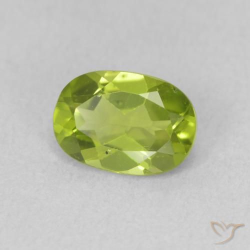 9,17 ctw natürlicher gelblich-grün Peridot, Oval, VS