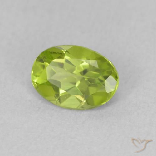 9,17 ctw natürlicher Lebendiges grün Peridot, Oval, VVS-VS