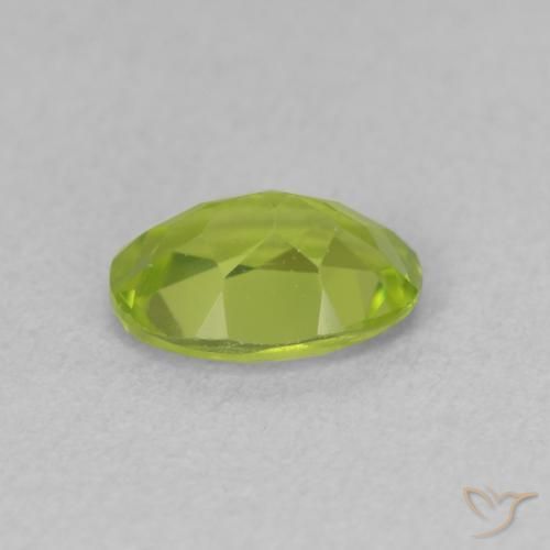 9,17 ctw natürlicher gelblich-grün Peridot, Oval, VVS-VS