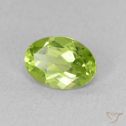 9,17 ctw natürlicher Lebendiges grün Peridot, Oval, VVS-VS