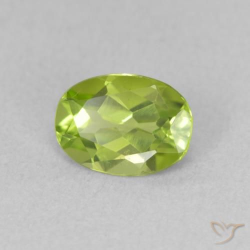 9,17 ctw natürlicher hellgrün Peridot, Oval, VVS-VS