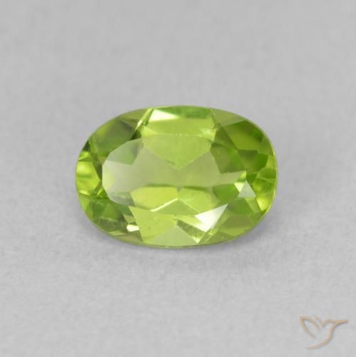 9,17 ctw natürlicher Lebendiges grün Peridot, Oval, VVS-VS