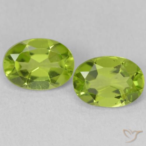 2.01ctw Natürlicher Lebendiges grün Peridot, Oval, VS