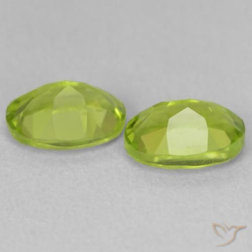 2.01 ct natürliche Lebendiges grün Peridot-Edelsteine, Oval, VS