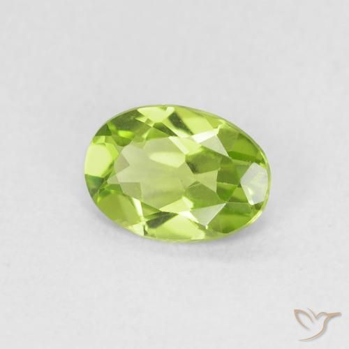 9,17 ctw natürlicher Mittelgrün Peridot, Oval, VVS