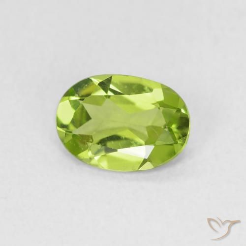 9,17 ctw natürlicher Lebendiges grün Peridot, Oval, VVS