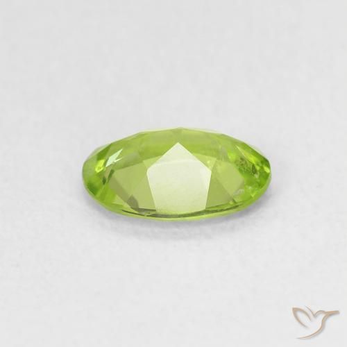 9,17 ctw natürlicher gelblich-grün Peridot, Oval, VVS
