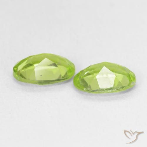 1.62 ct natürliche Leichtes lebendiges Grün Peridot-Edelsteine, Oval, VVS-VS