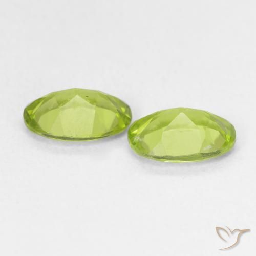 1.49 ct natürliche Leichtes lebendiges Grün Peridot-Edelsteine, Oval, VS