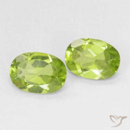 1.73 ct natürliche hellgrün Peridot-Edelsteine, Oval, VS