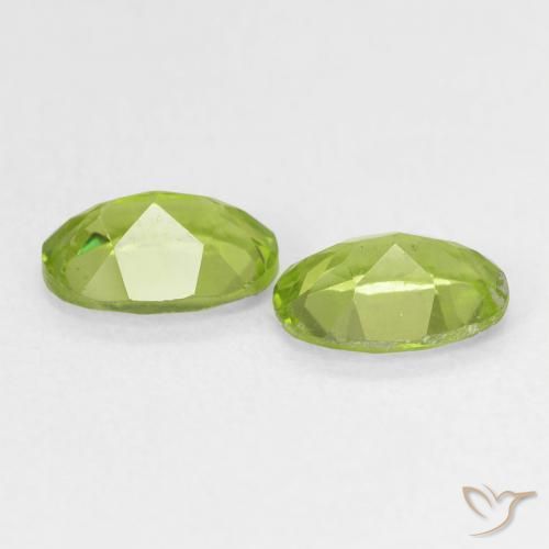 1.73 ct natürliche hellgrün Peridot-Edelsteine, Oval, VS