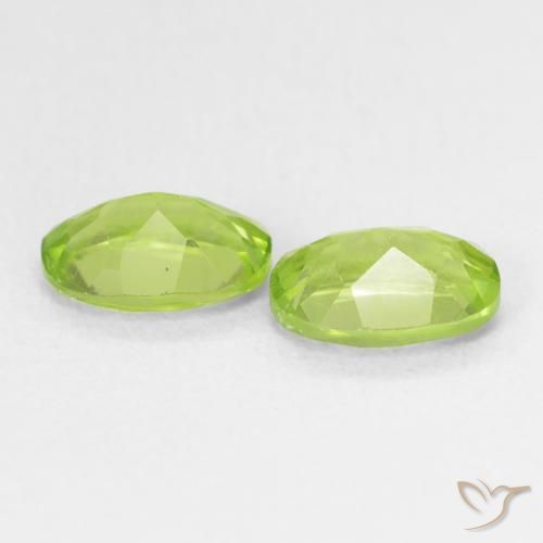 1.72 ct natürliche Leichtes lebendiges Grün Peridot-Edelsteine, Oval, VS