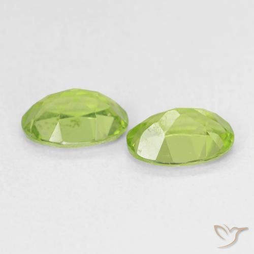 1.64 ct natürliche Leichtes lebendiges Grün Peridot-Edelsteine, Oval, VS