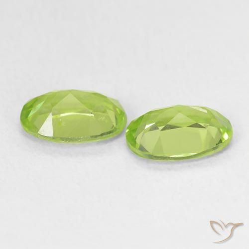 1.62 ct natürliche Leichtes lebendiges Grün Peridot-Edelsteine, Oval, VS