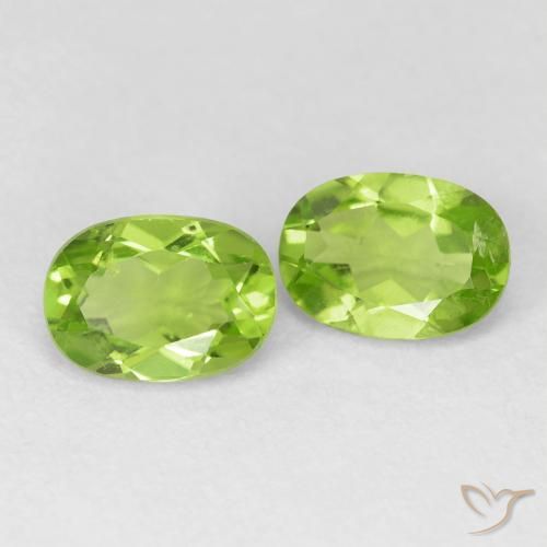 1.84 ct natürliche Lebendiges grün Peridot-Edelsteine, Oval, VS