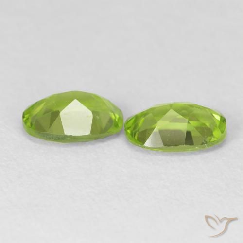 1.66 ct natürliche Mittelgrün Peridot-Edelsteine, Oval, VVS-VS