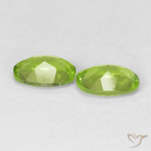 1.67 ct natürliche Mittelgrün Peridot-Edelsteine, Oval, VVS