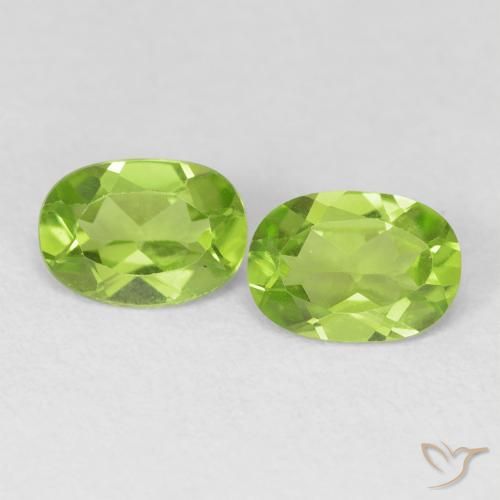 1.61ctw Natürlicher Lebendiges grün Peridot, Oval, VVS