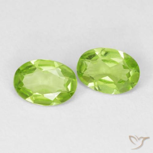 1.33 ct natürliche Mittelgrün Peridot-Edelsteine, Oval, VVS