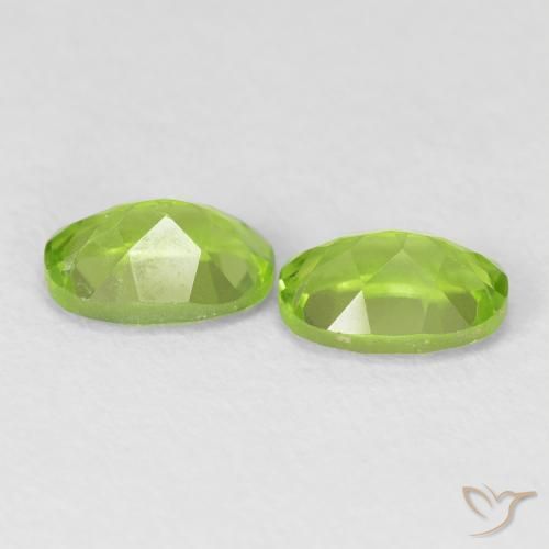 1.92 ct natürliche Mittelgrün Peridot-Edelsteine, Oval, VVS-VS