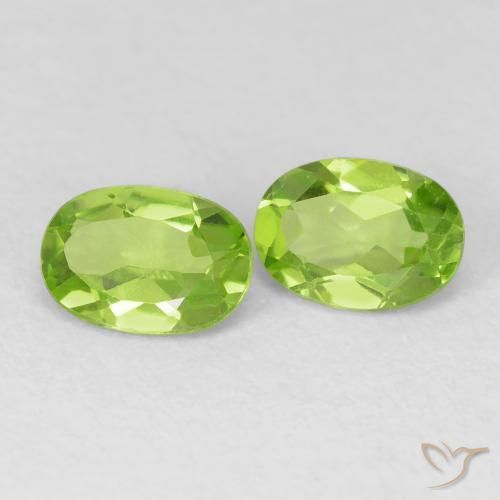 1.82 ct natürliche Lebendiges grün Peridot-Edelsteine, Oval, VVS-VS
