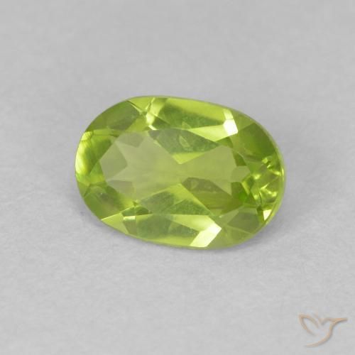 9,17 ctw natürlicher hellgrün Peridot, Oval, VS