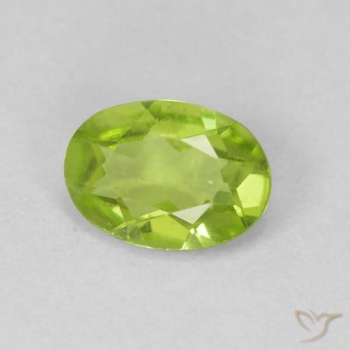 9,17 ctw natürlicher hellgrün Peridot, Oval, VVS