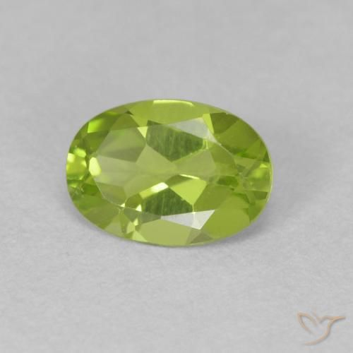 9,17 ctw natürlicher Lebendiges grün Peridot, Oval, VVS