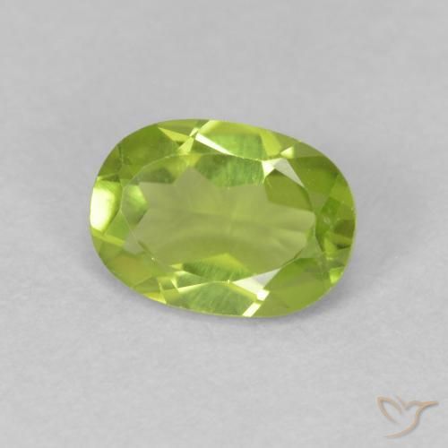 9,17 ctw natürlicher Lebendiges grün Peridot, Oval, VVS