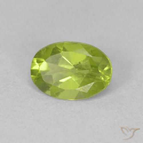 9,17 ctw natürlicher Mittelgrün Peridot, Oval, VVS