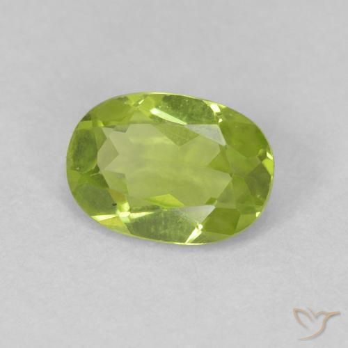 9,17 ctw natürlicher Mittelgrün Peridot, Oval, VVS