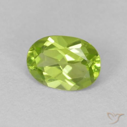 9,17 ctw natürlicher Mittelgrün Peridot, Oval, VVS