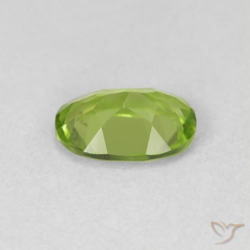 9,17 ctw natürlicher Mittelgrün Peridot, Oval, VVS-VS