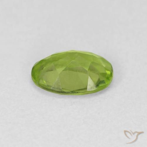 9,17 ctw natürlicher Lebendiges grün Peridot, Oval, VVS-VS
