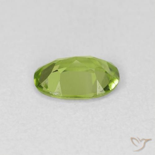 9,17 ctw natürlicher Lebendiges grün Peridot, Oval, VVS-VS