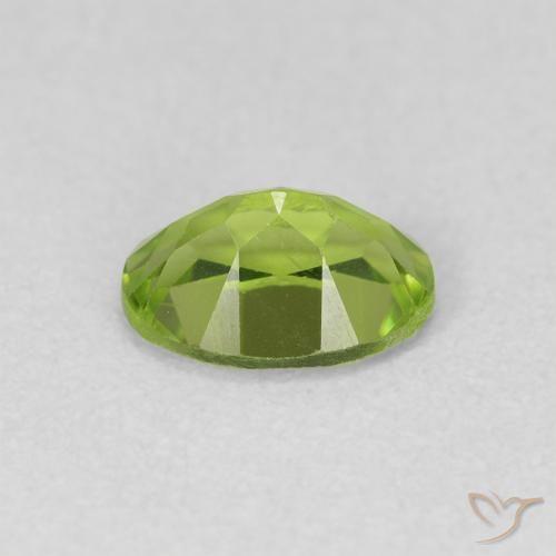 9,17 ctw natürlicher Lebendiges grün Peridot, Oval, VVS-VS