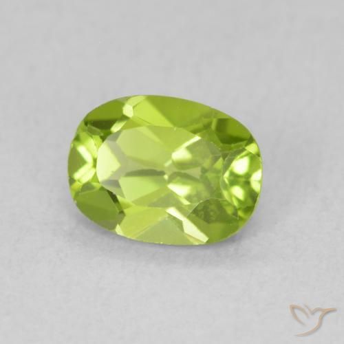 9,17 ctw natürlicher Mittelgrün Peridot, Oval, VS