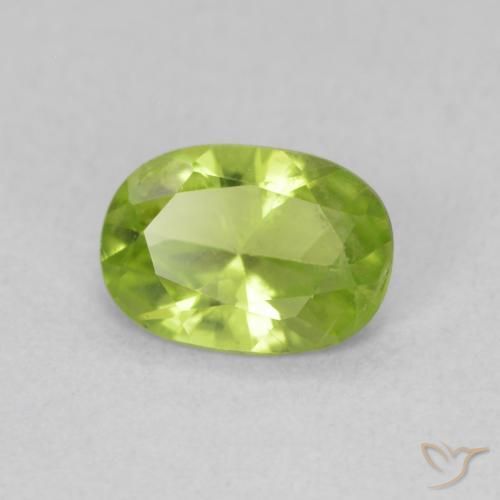 9,17 ctw natürlicher Lebendiges grün Peridot, Oval, VS