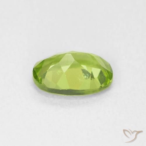 9,17 ctw natürlicher Mittelgrün Peridot, Oval, VVS-VS