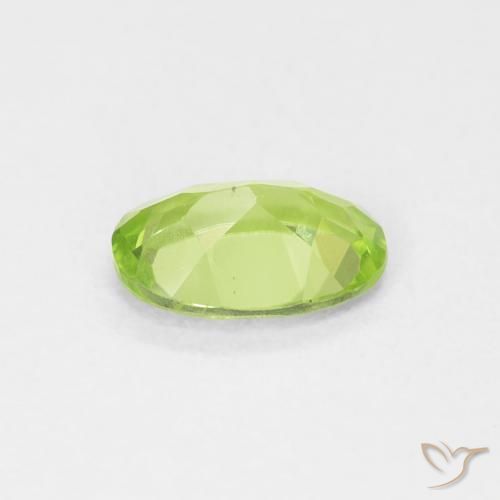 9,17 ctw natürlicher Mittelgrün Peridot, Oval, VVS-VS