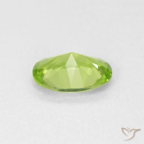 9,17 ctw natürlicher Mittelgrün Peridot, Oval, VVS-VS