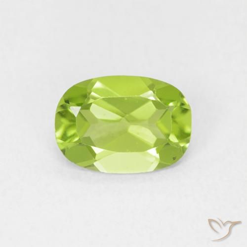 0.78ct Natürlicher gelblich-grün Peridot, Oval, VVS-VS