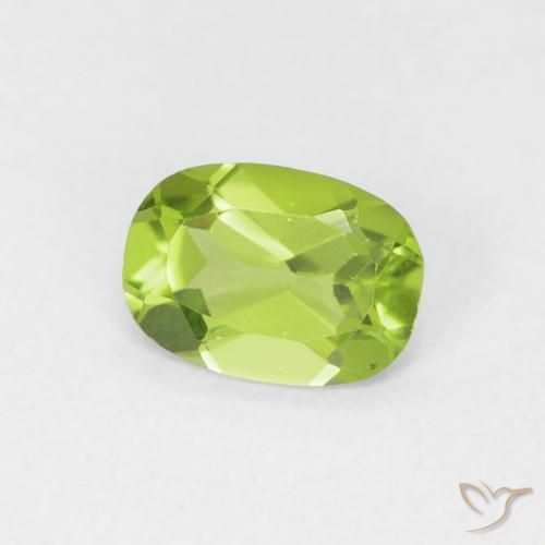 9,17 ctw natürlicher gelblich-grün Peridot, Oval, VVS-VS