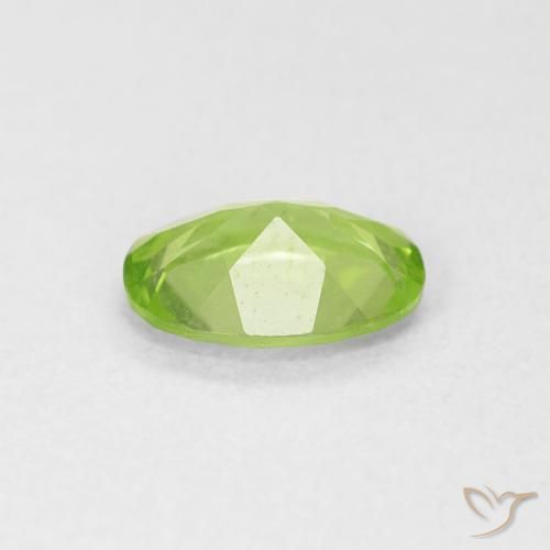 9,17 ctw natürlicher Mittelgrün Peridot, Oval, VVS-VS