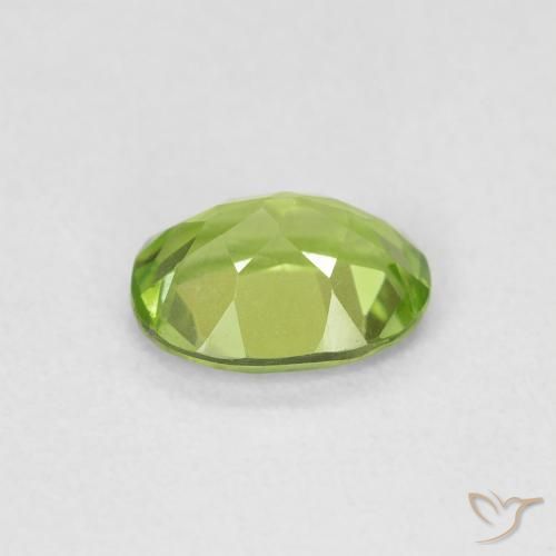 9,17 ctw natürlicher gelblich-grün Peridot, Oval, VVS-VS