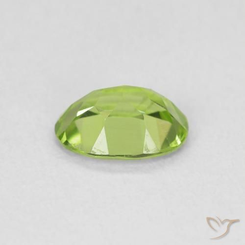 9,17 ctw natürlicher Lebendiges grün Peridot, Oval, VVS-VS