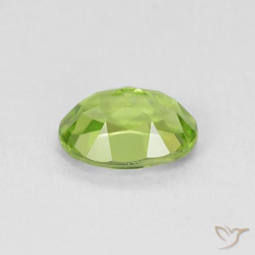 9,17 ctw natürlicher Lebendiges grün Peridot, Oval, VVS-VS