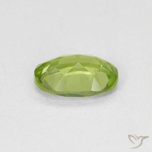 9,17 ctw natürlicher gelblich-grün Peridot, Oval, VVS-VS