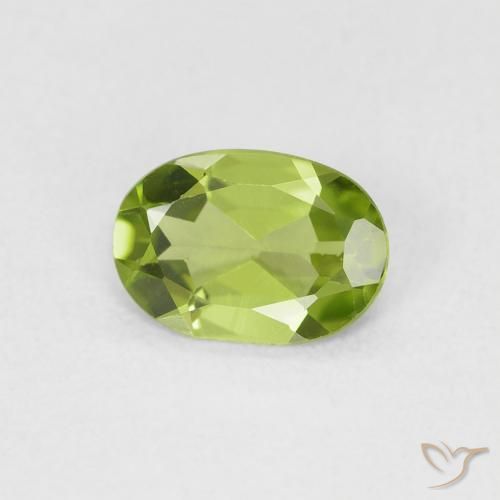 9,17 ctw natürlicher Lebendiges grün Peridot, Oval, VVS-VS