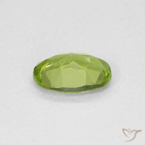 9,17 ctw natürlicher Leichtes lebendiges Grün Peridot, Oval, VVS-VS